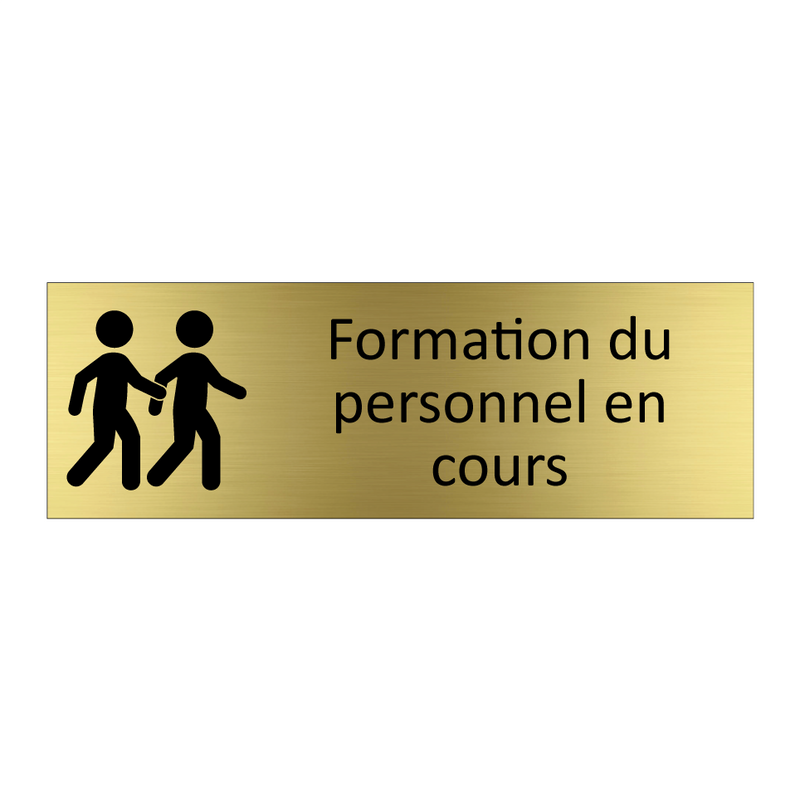 Formation du personnel en cours