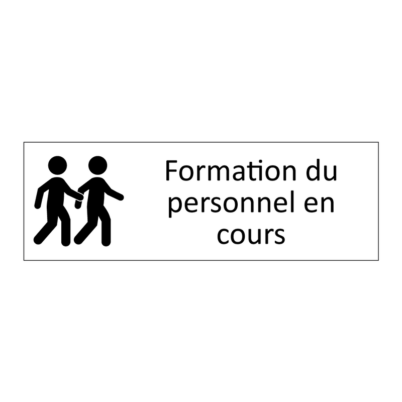 Formation du personnel en cours