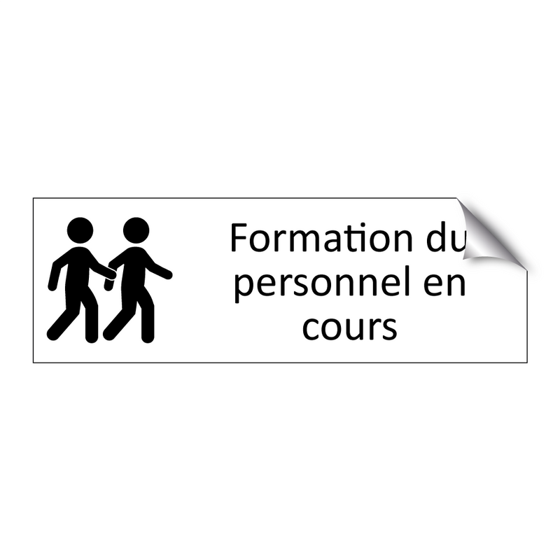 Formation du personnel en cours