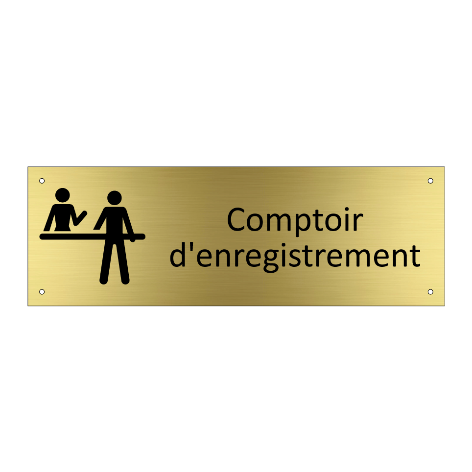 Comptoir d'enregistrement