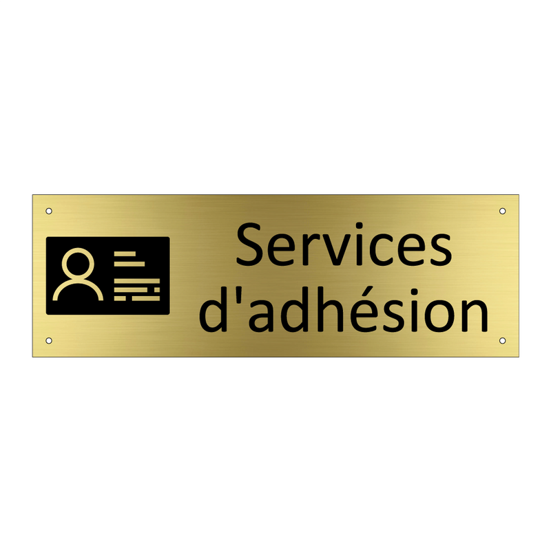 Services d'adhésion