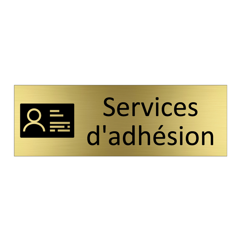 Services d'adhésion