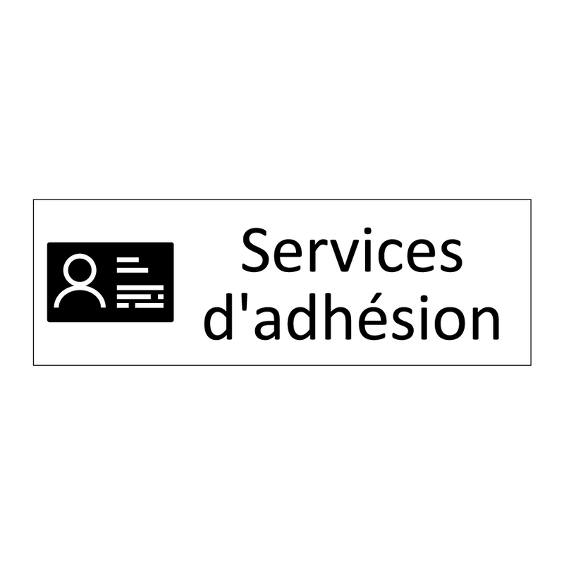 Services d'adhésion