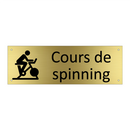Cours de spinning