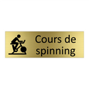Cours de spinning