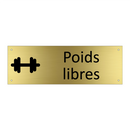 Poids libres