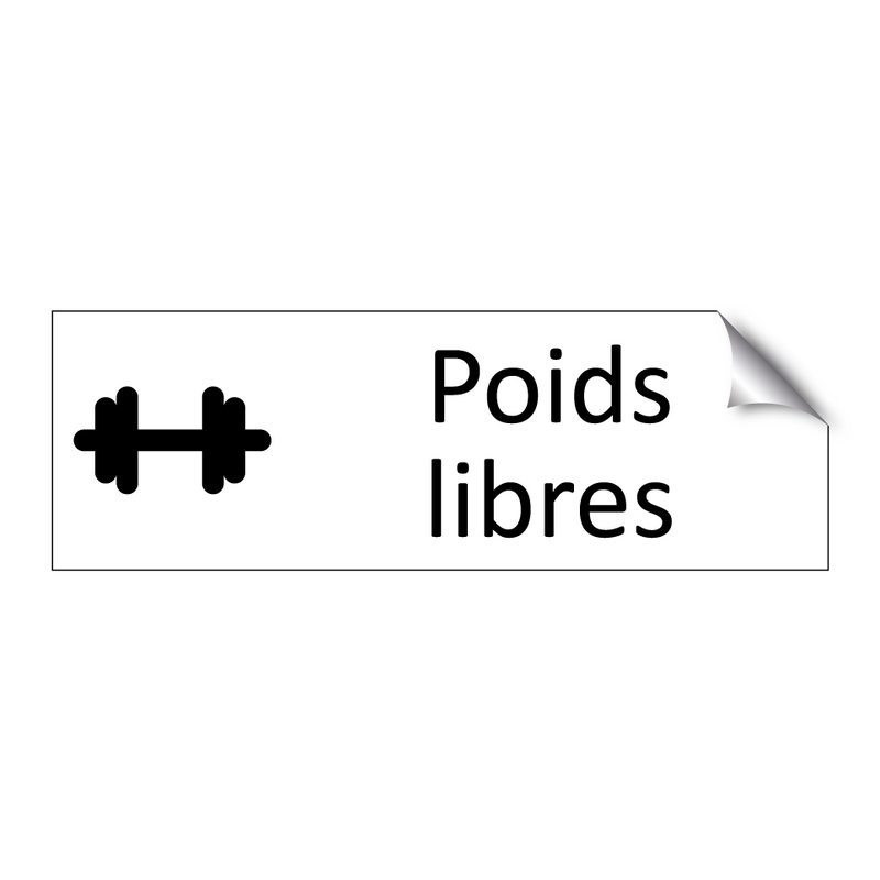 Poids libres