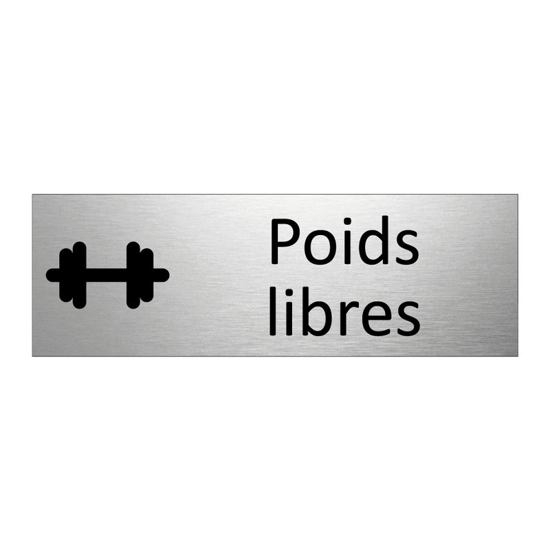 Poids libres
