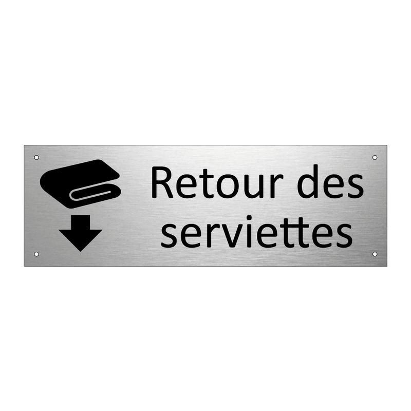 Retour des serviettes