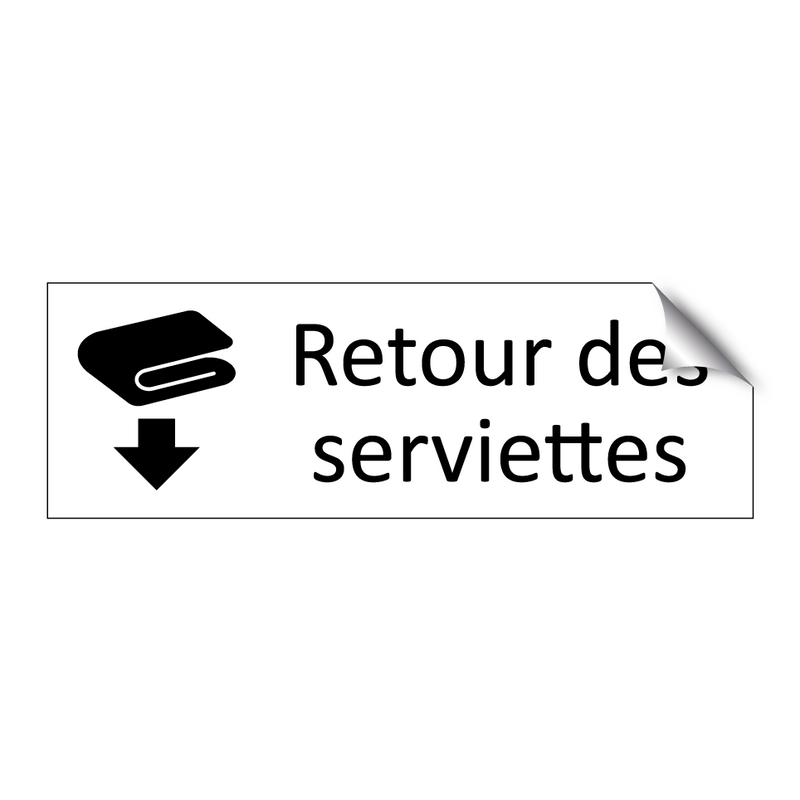 Retour des serviettes