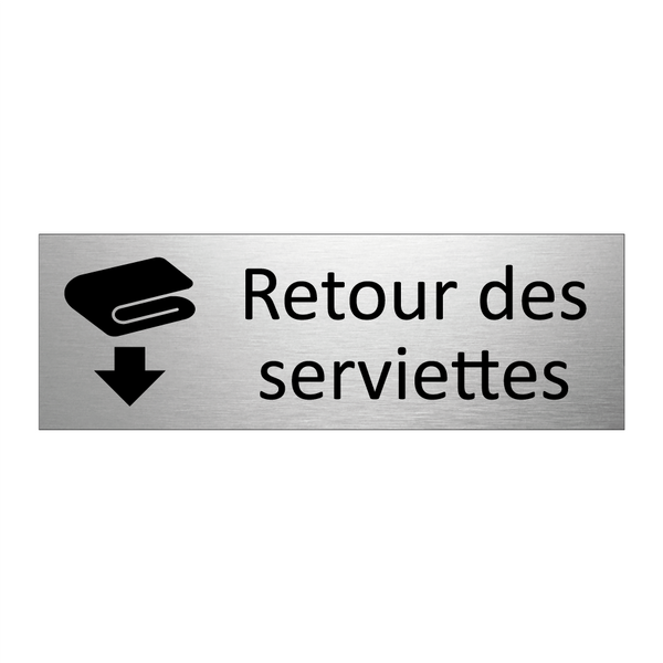 Retour des serviettes