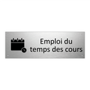 Emploi du temps des cours