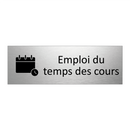 Emploi du temps des cours