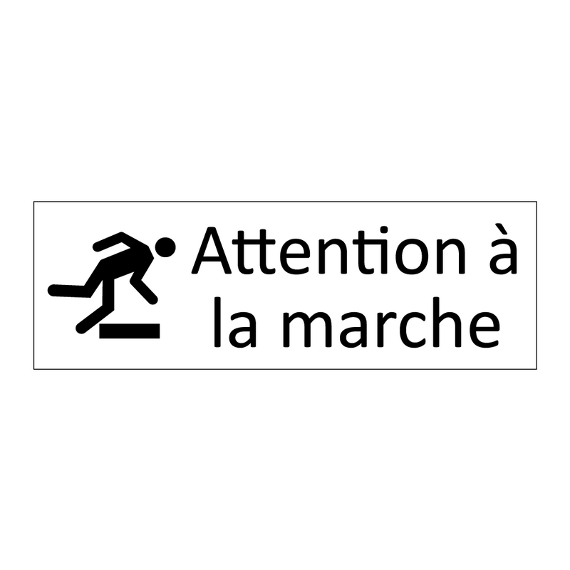 Attention à la marche