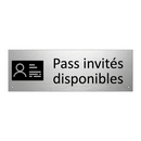 Pass invités disponibles