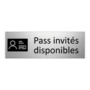 Pass invités disponibles