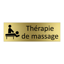 Thérapie de massage
