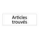 Articles trouvés