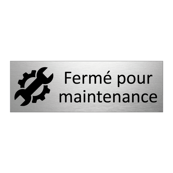 Fermé pour maintenance