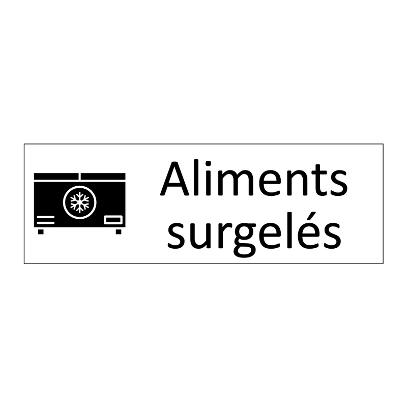 Aliments surgelés