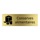 Conserves alimentaires