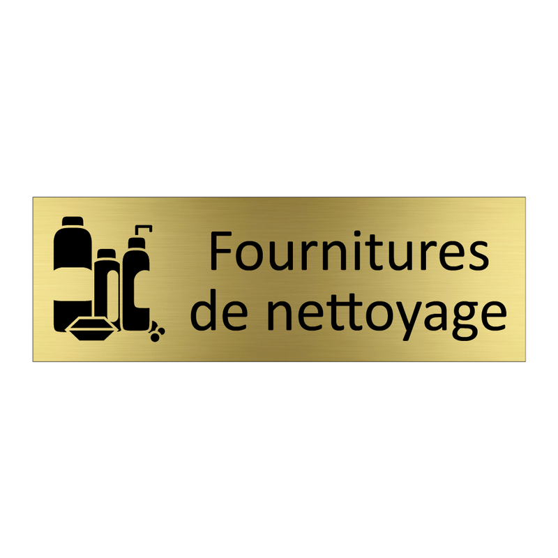 Fournitures de nettoyage
