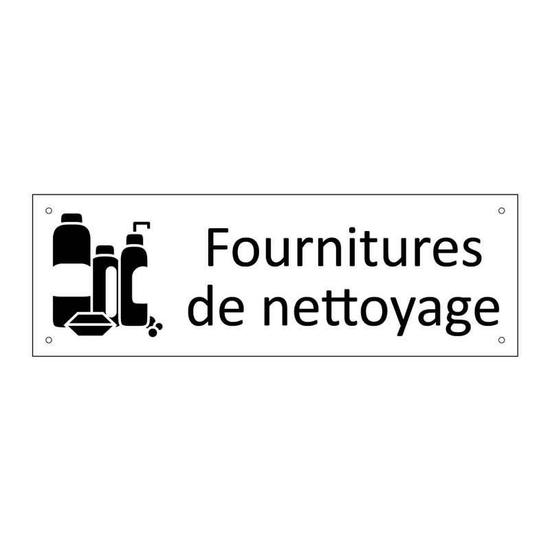 Fournitures de nettoyage