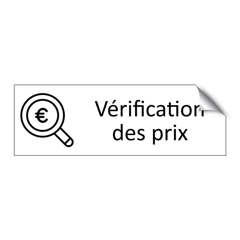 Vérification des prix