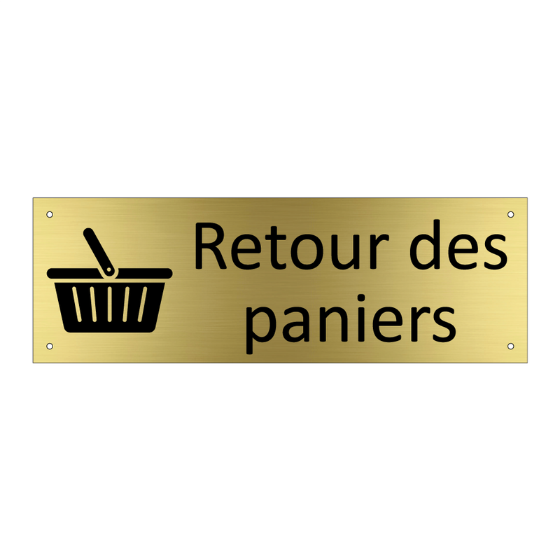 Retour des paniers