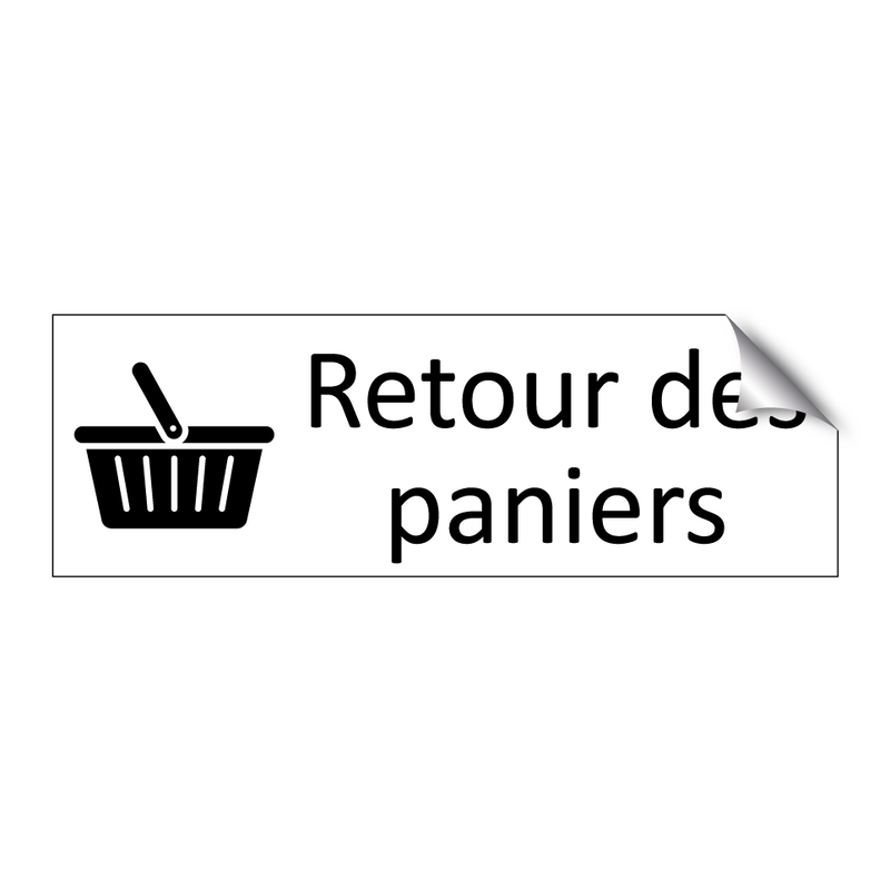 Retour des paniers