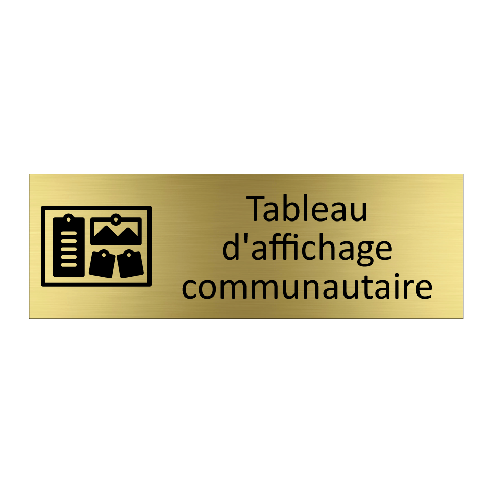 Tableau d'affichage communautaire