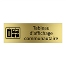 Tableau d'affichage communautaire