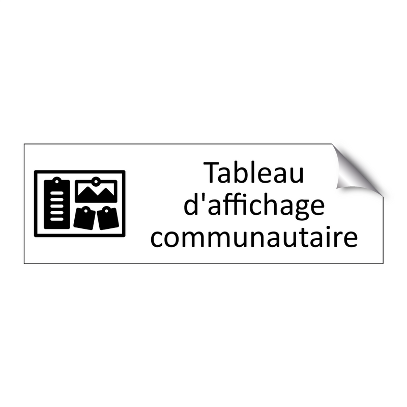 Tableau d'affichage communautaire
