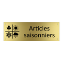 Articles saisonniers