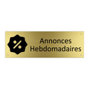 Annonces Hebdomadaires