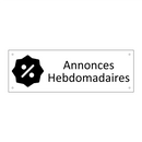 Annonces Hebdomadaires