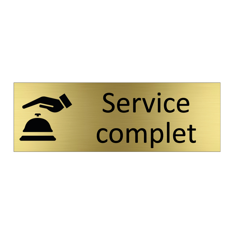 Service complet