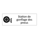 Station de gonflage des pneus