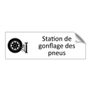 Station de gonflage des pneus