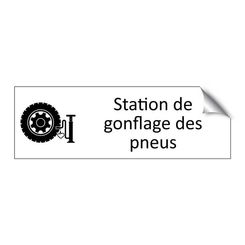 Station de gonflage des pneus