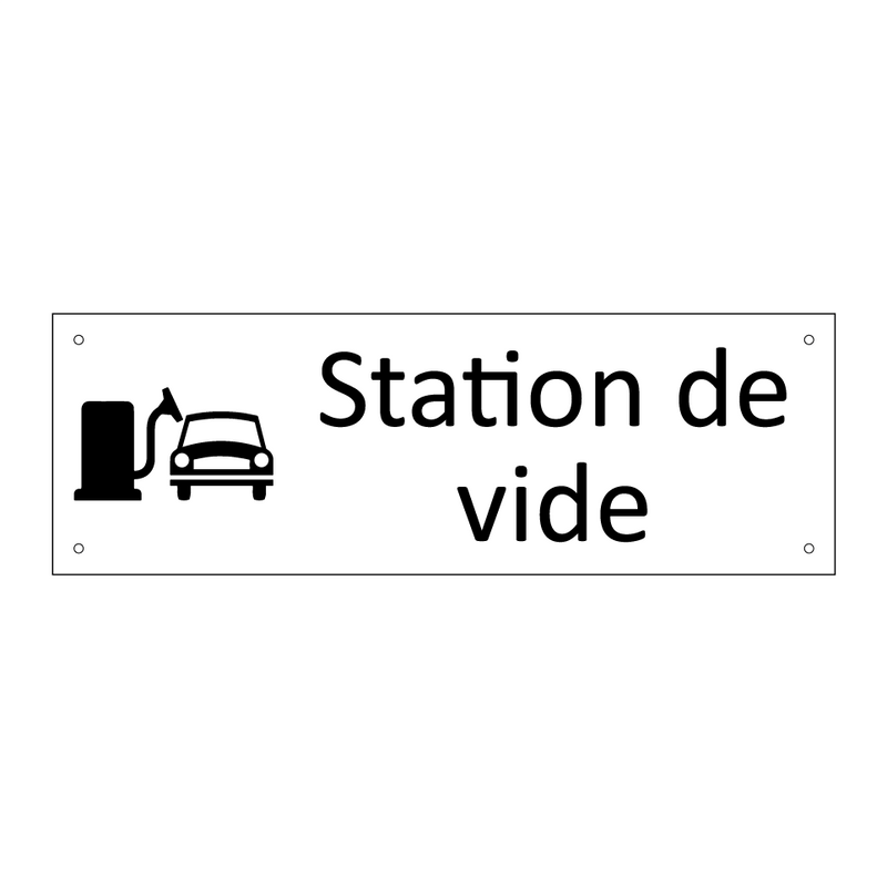 Station de vide