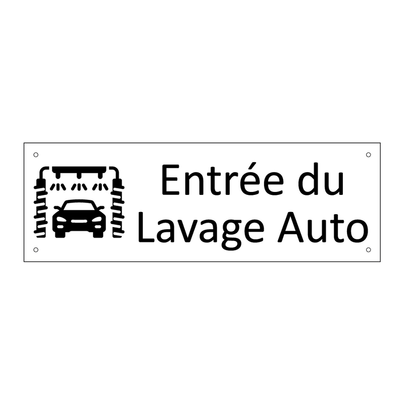 Entrée du Lavage Auto