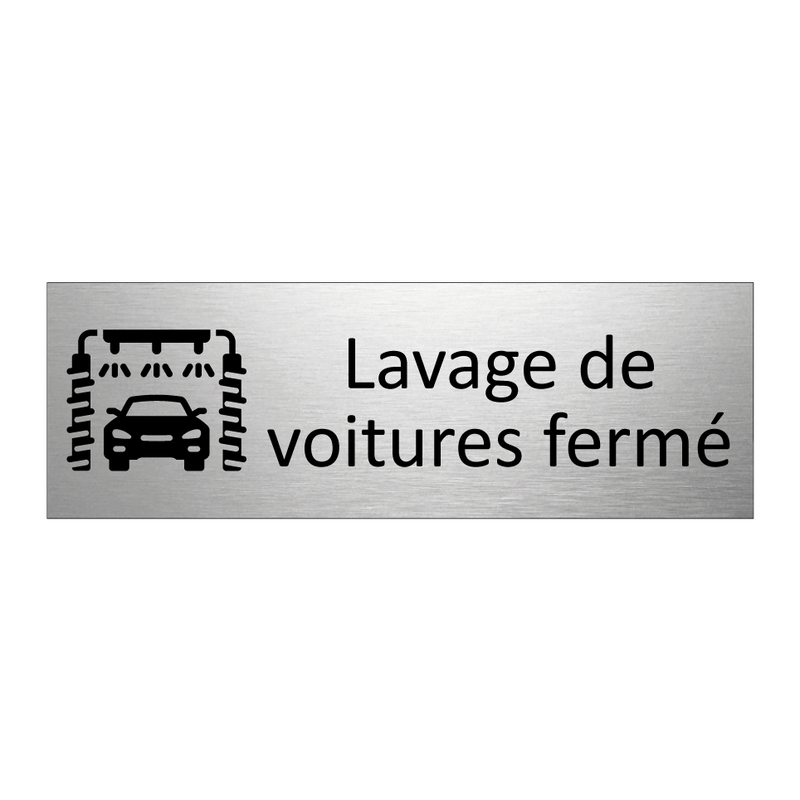 Lavage de voitures fermé