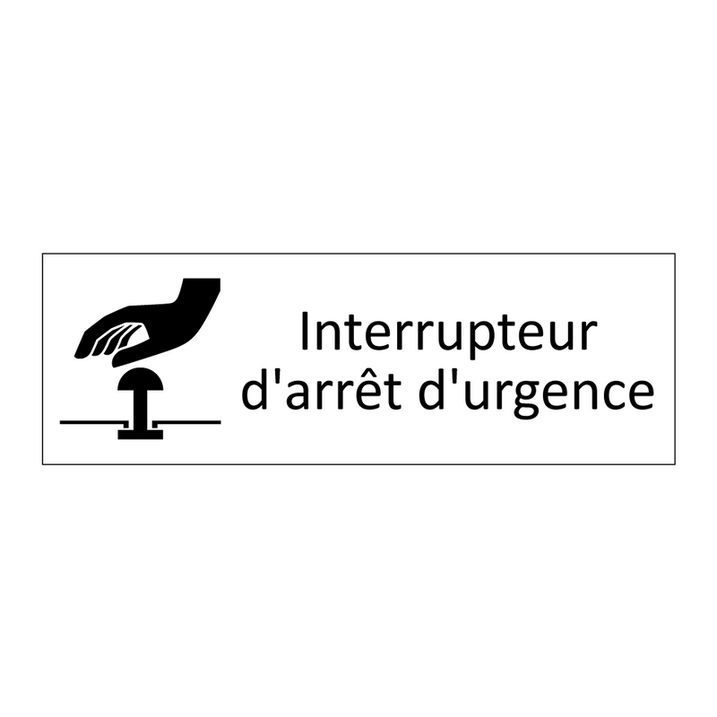 Interrupteur d'arrêt d'urgence