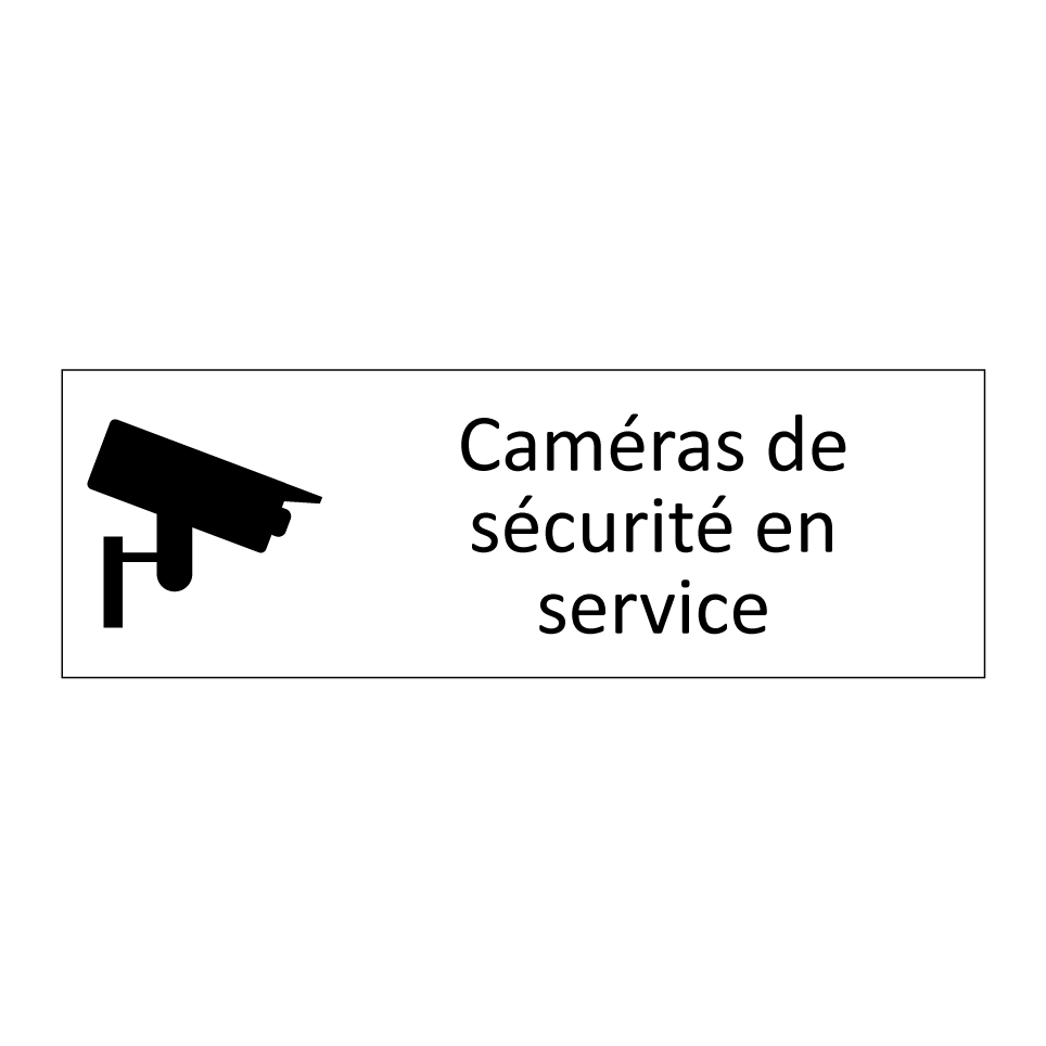 Caméras de sécurité en service