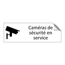 Caméras de sécurité en service