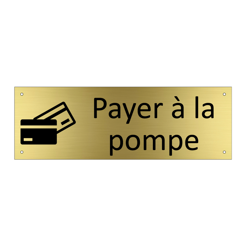 Payer à la pompe
