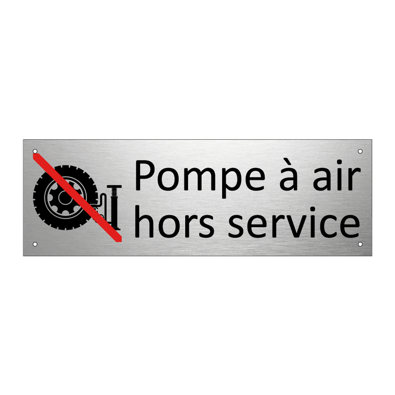 Pompe à air hors service
