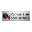 Pompe à air hors service