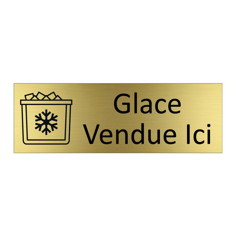 Glace Vendue Ici